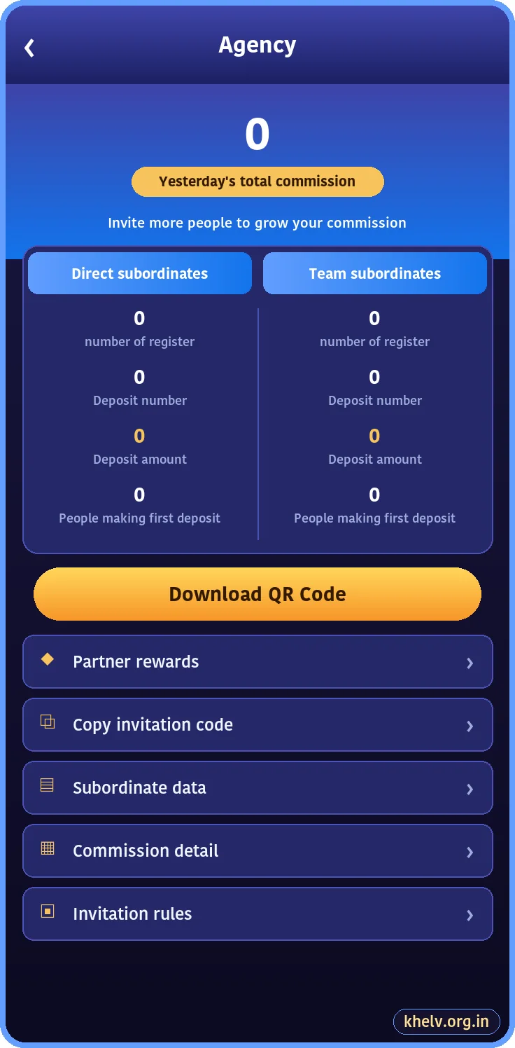 Khelv agency screen